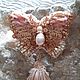 Embroidered butterfly brooch. Brooches. Tamara (ttozoni) (ttozoni). My Livemaster. Фото №5