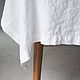WHITE LINEN tablecloth - table linen made of softened linen. Tablecloths. Mam Decor (  Dmitriy & Irina ). My Livemaster. Фото №5