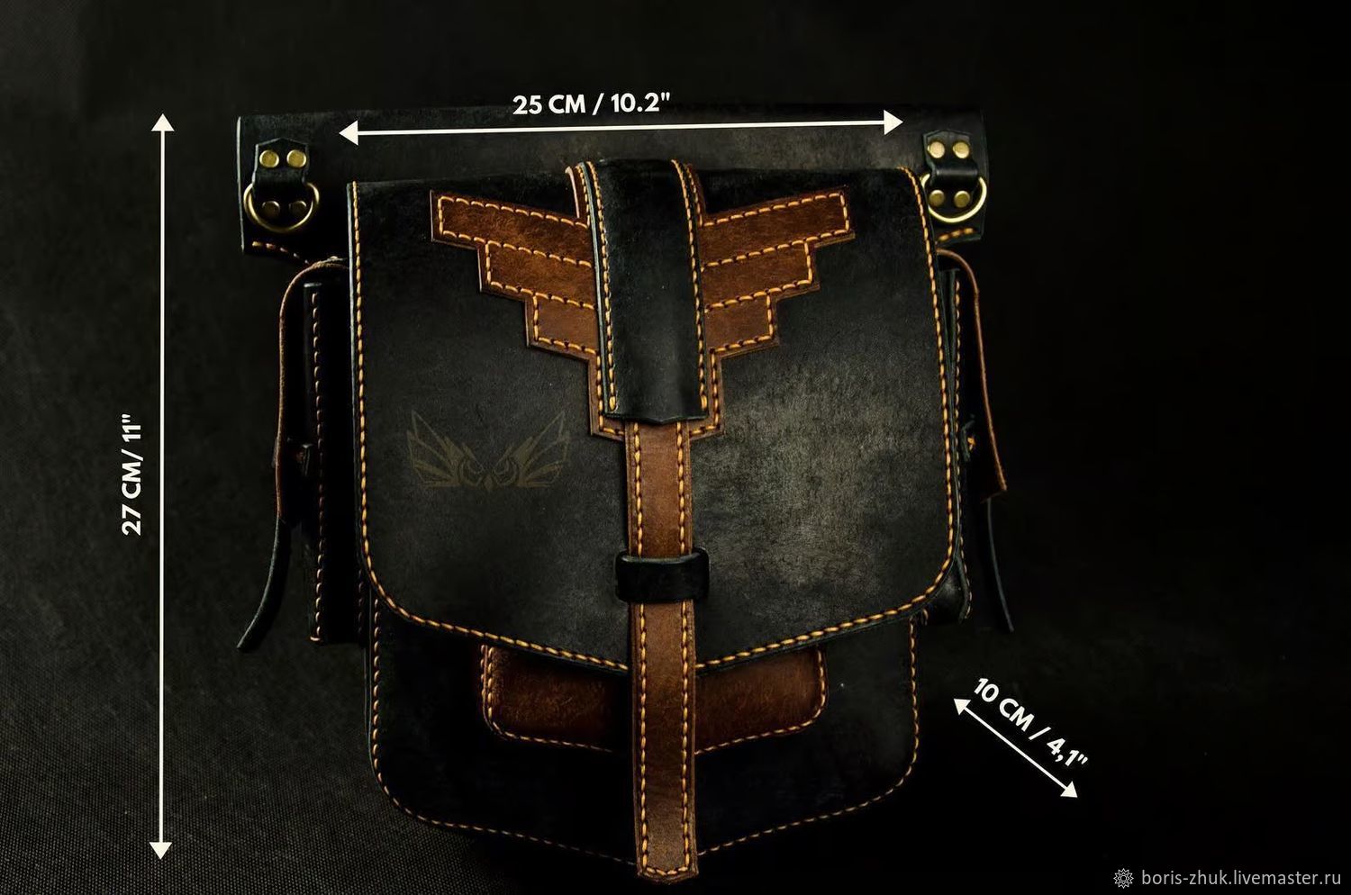 Free Motorcycle Saddle Bag Pattern by Creative awl