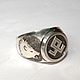 Order Ring with Wolves (rune, hall to choose from). simvol-solnca. Livemaster. . Amulet Фото №3