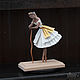 ballerina, figurine, author's handmade statuette. Name souvenirs. Revkova Tatiana (figurki-sculpt). My Livemaster. Фото №4