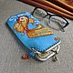 Eyeglass case 'In the blue sea goldfish'. Eyeglass case. SilkArt Tatyana. My Livemaster. Фото №4