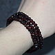 Natural Garnet Cut Bracelet. Bead bracelet. naturalkavni. My Livemaster. Фото №6