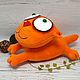 Soft toy plush red cat babaika, scared cat. Stuffed Toys. Dingus! Funny cats and other toys. My Livemaster. Фото №5