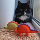 Dinosaur Stego knitted toy. Amigurumi dolls and toys. GALAtoys. My Livemaster. Фото №4