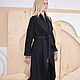 Coat jacket black with tails of wool of loden clothes for spring, Coats, Noginsk,  Фото №1