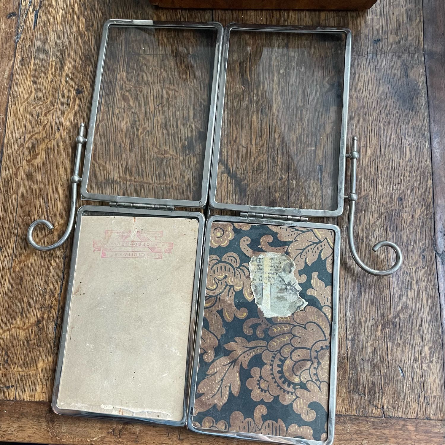 Винтаж: Антикварная рамка для фото из стекла и металла, Российская ...