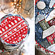 Order Round wallet 'Winter holidays'. Japanese patchwork. Olga Abakumova. Lolenya (lolenya). Livemaster. . Wallets Фото №3