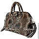 Bag made of Python SIBILLA. Classic Bag. Exotic Workshop Python Fashion. Online shopping on My Livemaster.  Фото №2
