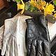 Men's and women's gloves, genuine leather, Europe. Vintage gloves. Dutch West - Indian Company. My Livemaster. Фото №6