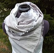 Аксессуары handmade. Livemaster - original item No№206 Linen scarf in boho style. Handmade.
