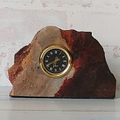 Для дома и интерьера handmade. Livemaster - original item Natural Jasper watch. Handmade.