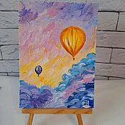 Картины и панно handmade. Livemaster - original item Balloon painting. Handmade.