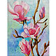 Painting: magnolia flowers 'Love and Hope', Pictures, Rostov-on-Don,  Фото №1