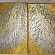 Order Painting diptych silver wings on gold, 'Wings' 2po 50h40h1,5. cm. chuvstvo-pozitiva (chuvstvo-pozitiva). Livemaster. . Pictures Фото №3