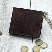 Сумки и аксессуары handmade. Livemaster - original item Leather wallet with card slots. Handmade.