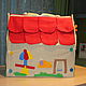 Кукольный домик - сумка из ткани. Кукольные домики. Юлия Ковалева (Krasnoselka76). Интернет-магазин Ярмарка Мастеров.  Фото №2