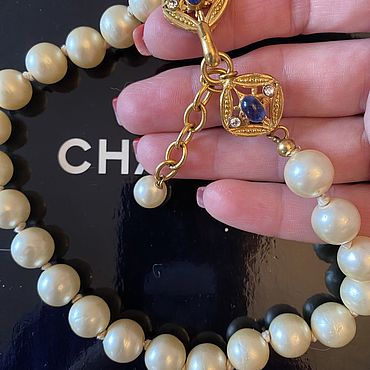 Винтаж ручной работы. Ярмарка Мастеров - ручная работа Винтаж: Chanel gripoix колье 1994 года. Handmade.