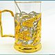 Order Gift Cup holder ' MES ' z1025. zlatiks2. Livemaster. . Water Glasses Фото №3