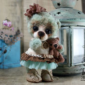 Куклы и игрушки handmade. Livemaster - original item Mint Teddy bear Nosecka 3. Handmade.