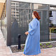 Boho dress blue denim colour. Dresses. NATALINI. My Livemaster. Фото №4
