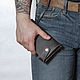 Biker leather wallet made of genuine thick leather. Wallets. Blekerman Handmade. Online shopping on My Livemaster.  Фото №2