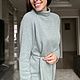 Вязаный женский костюм свитер и широкие укороченные брюки. Костюмы. Yuliya Starostina. Ярмарка Мастеров.  Фото №5