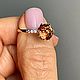 17.5 Кольцо с натуральным топазом 3.10 ct. Кольца. Елена. Ярмарка Мастеров.  Фото №4