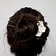 'Flowers' hair clip. Hairpins. NGS Masters. My Livemaster. Фото №4