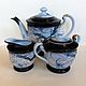 Tea set black dragon Japan 60-years-lithopane moriage. Vintage mugs. Lesica. Online shopping on My Livemaster.  Фото №2