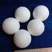 Материалы для творчества handmade. Livemaster - original item Foam balls 8 cm. Handmade.