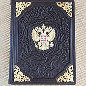 Сувениры и подарки handmade. Livemaster - original item The book is about the Russia leather-bound in English.. Handmade.