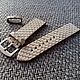  Snake leather strap beige 22mm i20mm, Straps, Moscow,  Фото №1