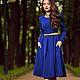  everyday dress, blue dress. Dresses. Дизайнерские платья Valensia Atelier. Online shopping on My Livemaster.  Фото №2