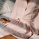 Order Pajamas with striped half-length shorts white pink. Delicate Clothing Store (Daria). Livemaster. . Pyjamas Фото №3