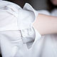  Рубашка из нежного батиста с кружевными вставками. Блузки. So-образ (so-obraz). Ярмарка Мастеров.  Фото №6