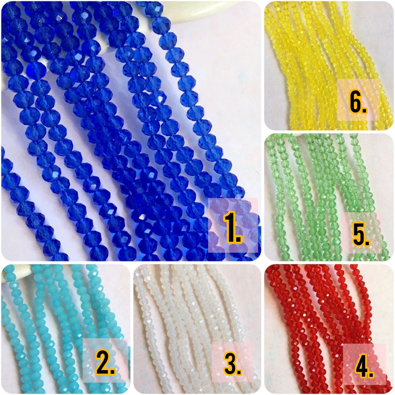 Стеклянные рондели 2*3 мм (11 цветов) в интернет-магазине на Ярмарке ...