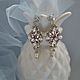 Earrings with pearls for bride. Earrings. Kingdom crowns. Online shopping on My Livemaster.  Фото №2