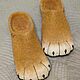Flip-flops: men's sneakers Lion paws. Flip flops. ElzyWool. Online shopping on My Livemaster.  Фото №2