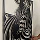 Order Wall decor made of metal 'Zebra'. arnometaldecor. Livemaster. . Panels Фото №3