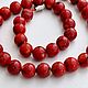 Винтаж:  Бусы Коралл Винтаж. Колье винтажные. Lovevintage. Ярмарка Мастеров.  Фото №4