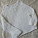 Order Handmade' Boucle ' jumper. hand knitting from Galina Akhmedova. Livemaster. . Jumpers Фото №3