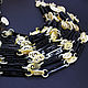 Cadena cuerno de búfalo de Agua/Cebú 45cm elementos tallados, Chains, Bryansk,  Фото №1