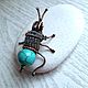Ant Brooch. Brooches. Leybina Julia (Julia Lizard). Online shopping on My Livemaster.  Фото №2