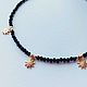 Чокер из стеклянных бусин со звездочками / колье. Чокер. Fancy flower. Ярмарка Мастеров.  Фото №4