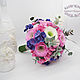 Pink Ranunculus, a bouquet that will not wither. Wedding bouquets. Kseniya Akelina (clubakm). Интернет-магазин Ярмарка Мастеров.  Фото №2