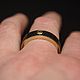 Order Gold ring with ebony and colored Kabirski diamond. yakitoriya. Livemaster. . Rings Фото №3