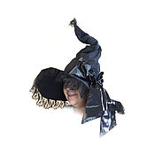 Активный отдых и развлечения handmade. Livemaster - original item Black Witch Hat for Photo Shoot. Handmade.