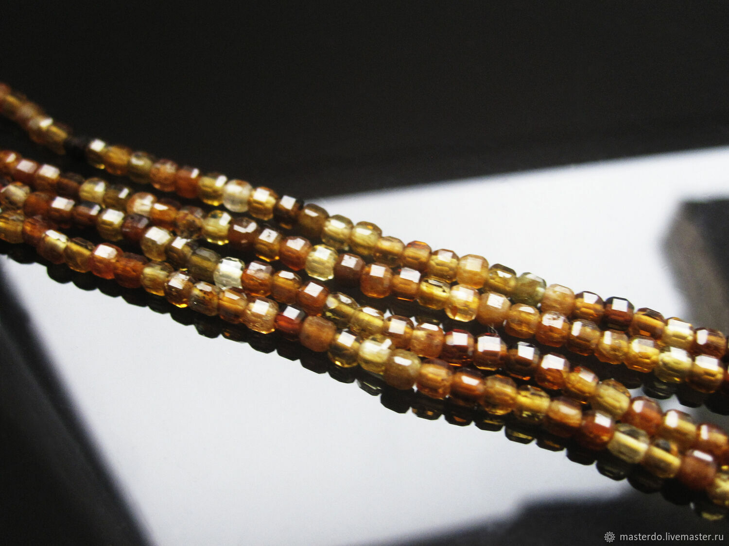 ДРАВИТ(Турмалин коричневый) бусины 2 мм(10 см) купить в интернет ...