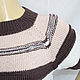 Вязаный джемпер. Джемперы. Knit by Heart - Вязаная одежда 富. Ярмарка Мастеров.  Фото №5